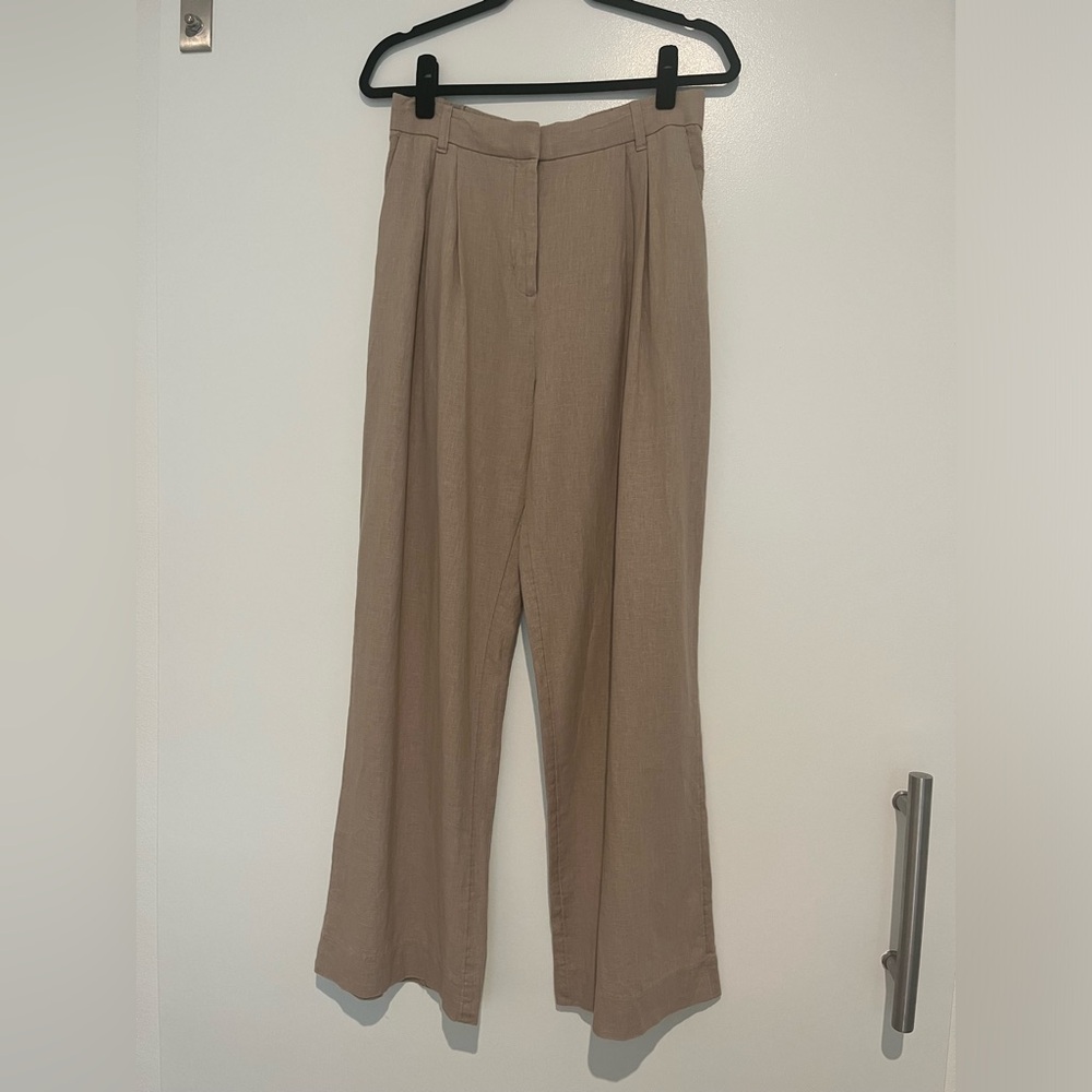 A&F Linen Blend pant